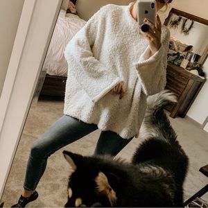 Free people Teddy Slouchy Sweater